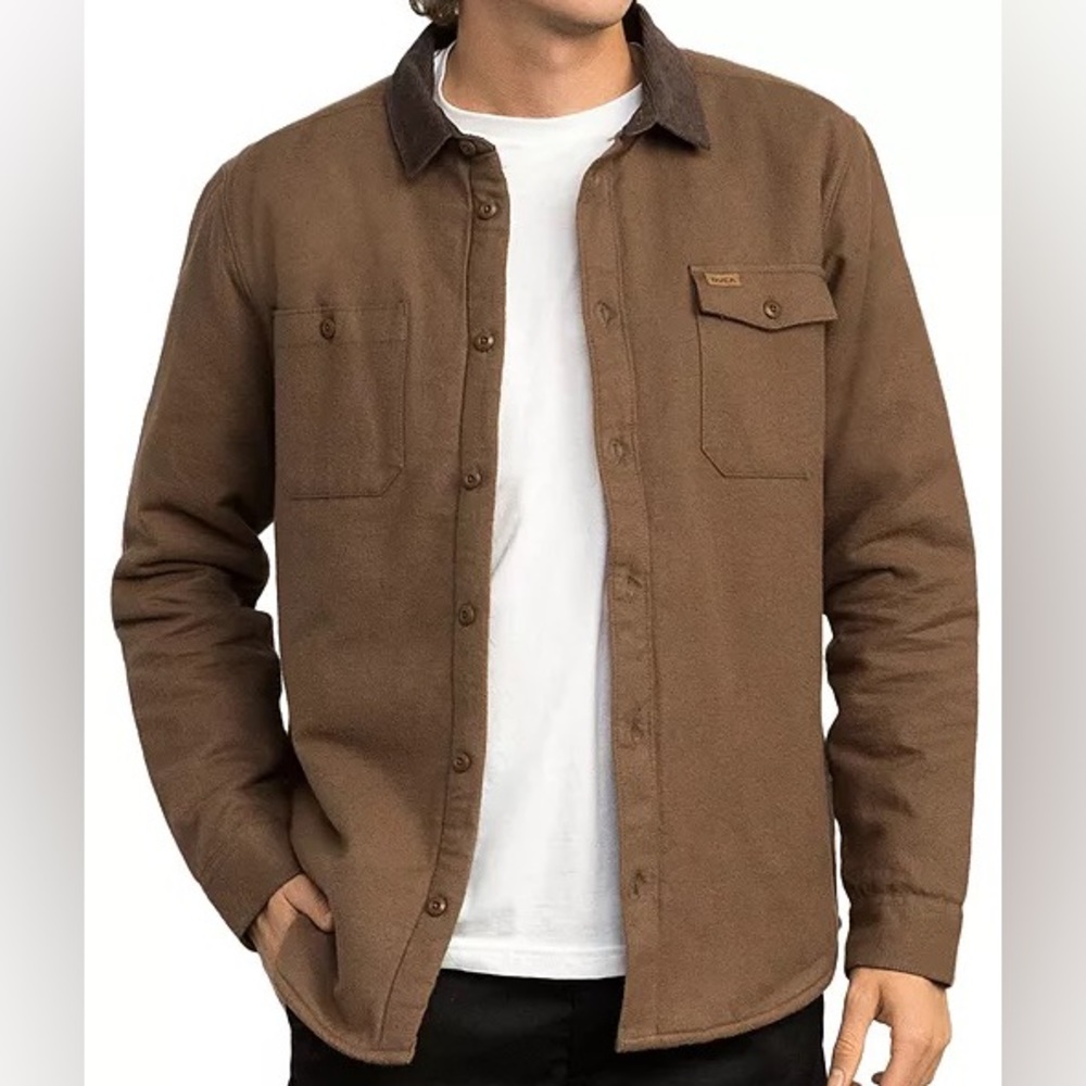 RVCA Victory Sherpa Lined Shirt Jacket